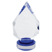 Diamond Crystal Corporate Award in Blue or Black