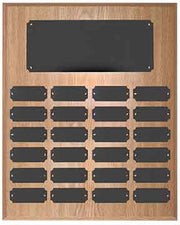 Oak Finish Perpetual Plaque