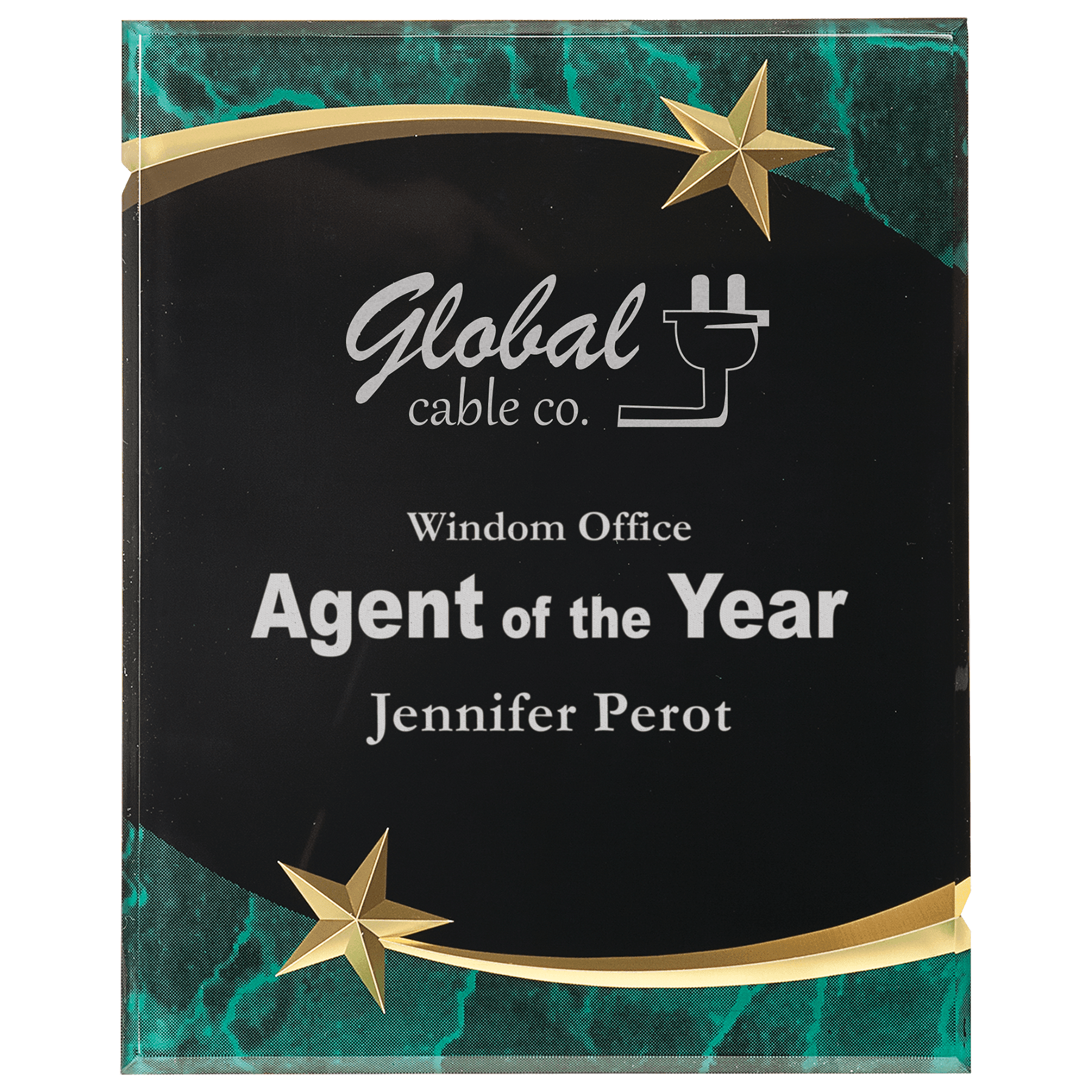 Shooting Star Acrylic Plaque Award 8" x 10"